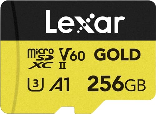 Lexar microSDXC Gold Series UHS-II 256GB V60, LMSGOLD256G-BNNNG von Lexar