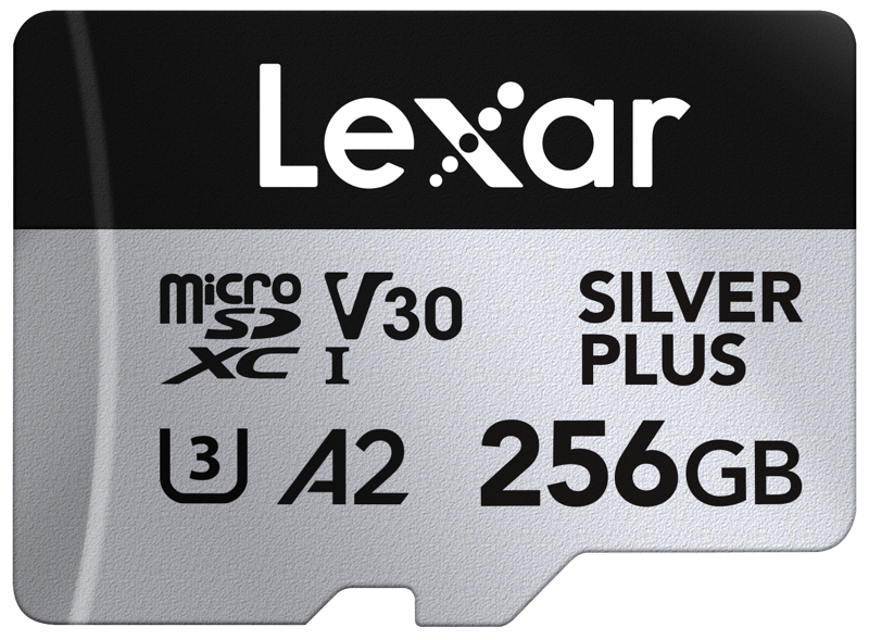 Lexar - microSDXC Professional SILVER Plus UHS-I/U3/A2/4K R205/W150 (V30) - 256GB von Lexar