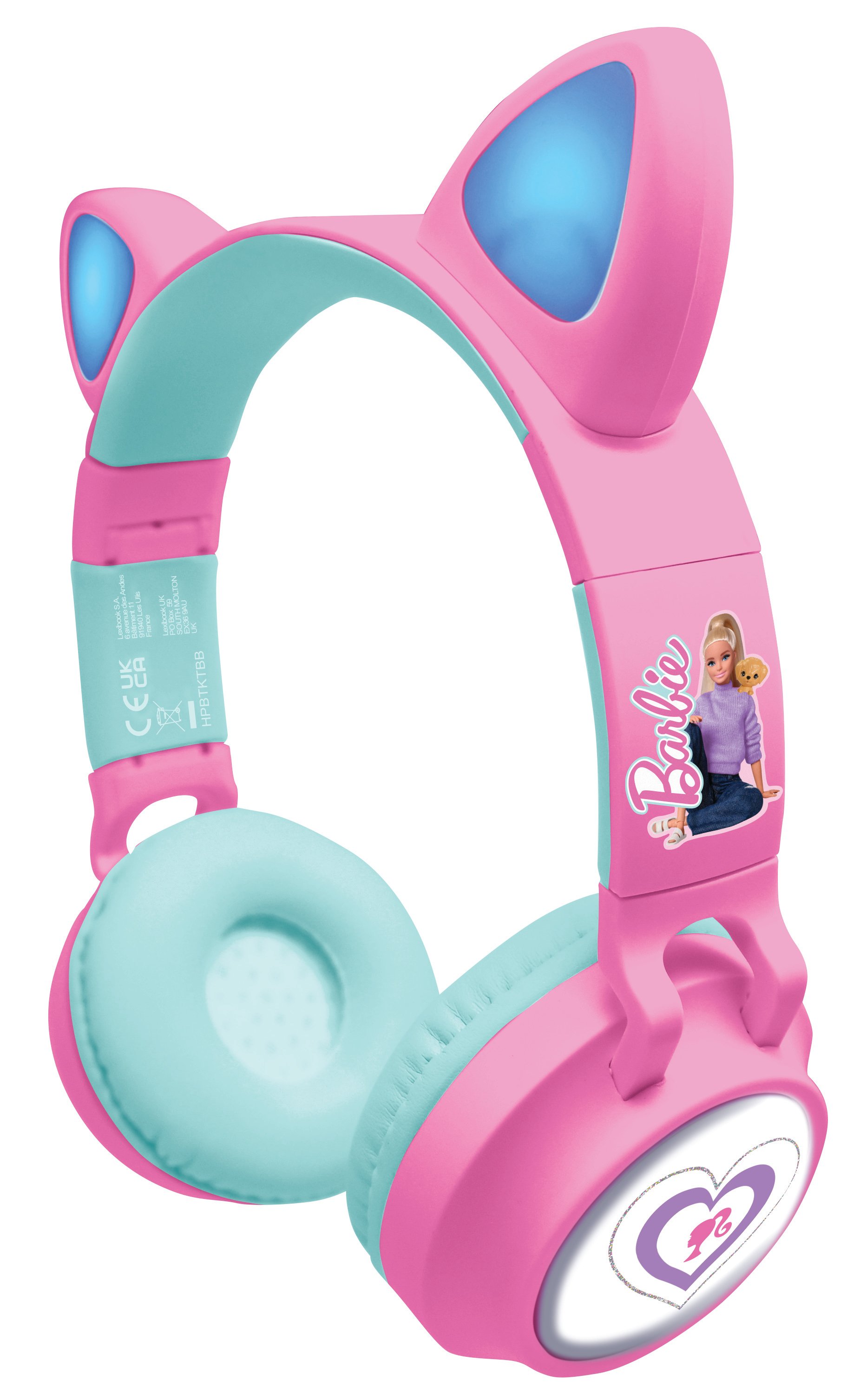 Lexibook - Barbie Bluetooth headphones with light (HPBTKTBB) von Lexibook