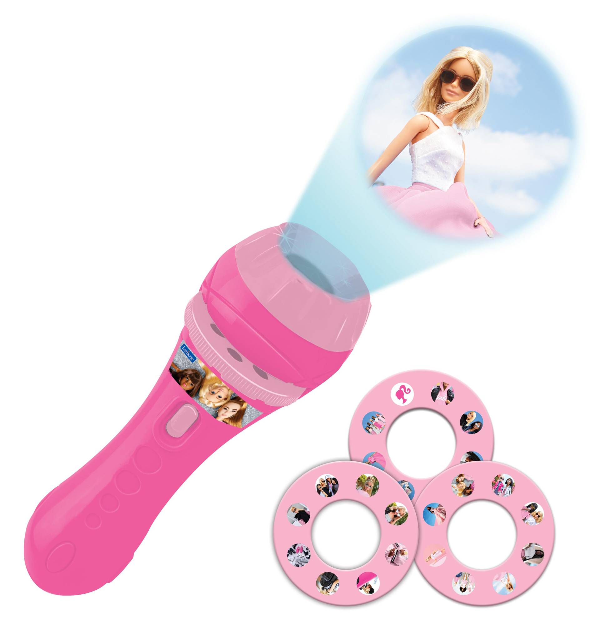 Lexibook - Barbie Geschichten Projektor und Taschenlampe - (LTC050BB) von Lexibook