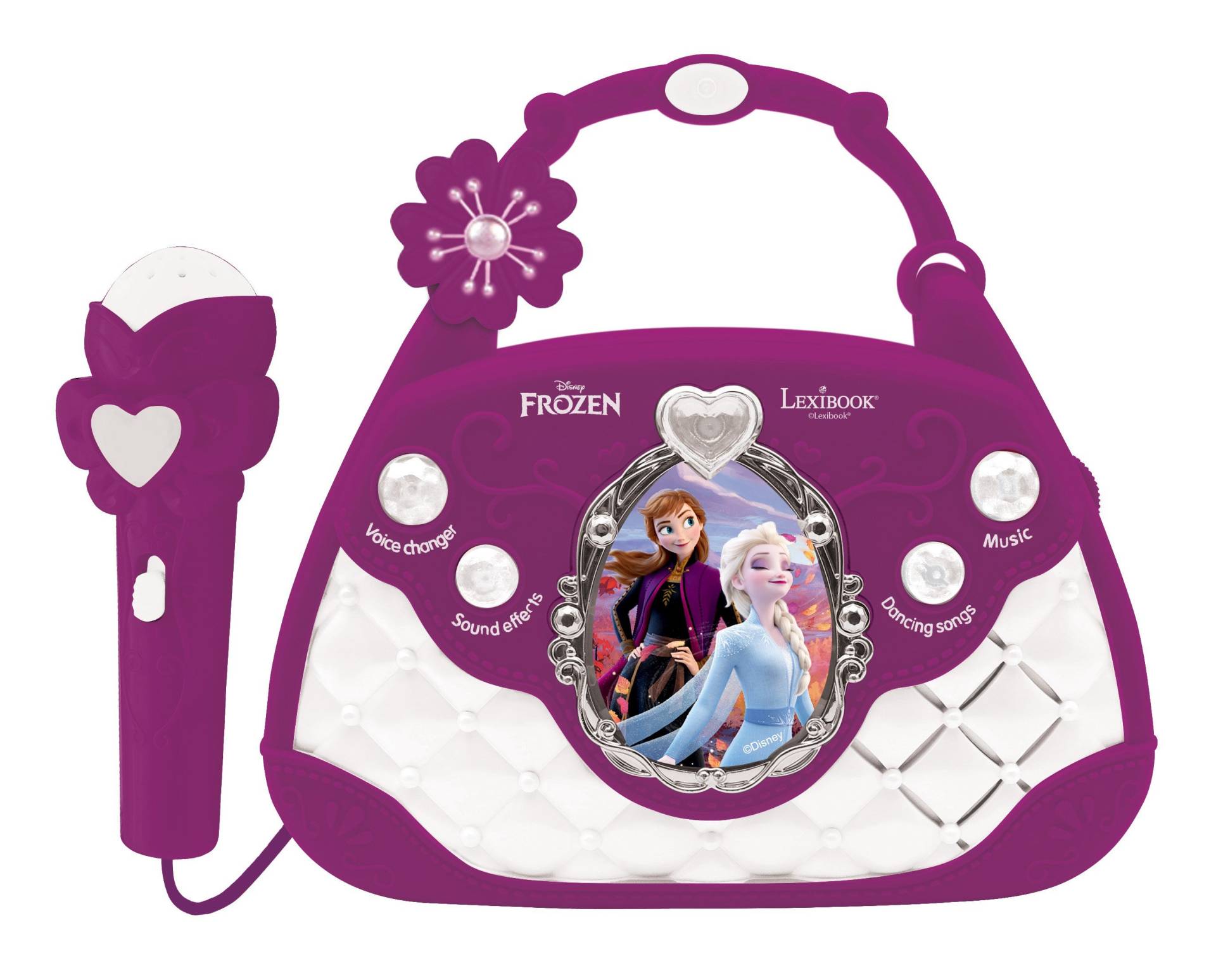 Lexibook - Disney Frozen - Handbag Musical Speaker (K102FZ) von Lexibook
