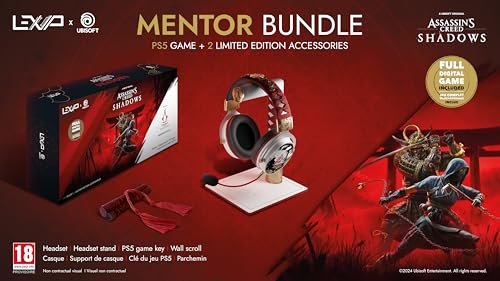 Lexip ASSASSIN’S CREED SHADOWS “MENTOR” BOX PS5 GAME HEADSET & STAND Lexip ASSASSIN’S CREED SHADOWS “MENTOR” BOX PS5 GAME HEADSET & STAND von Lexip
