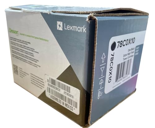 LEXMARK 78C0X10 Black Extra High Yield Toner Cartridge LEXMARK 78C0X10 Black Extra High Yield Toner Cartridge von Lexmark