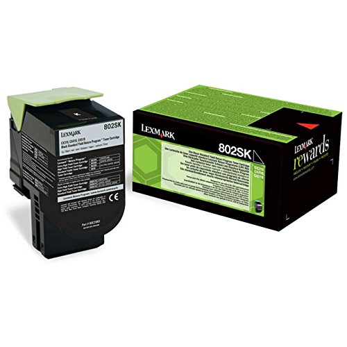 LEXMARK 802SKE Toner schwarz Standardkapazität 2.500 Seiten 1er-Pack corporate von Lexmark