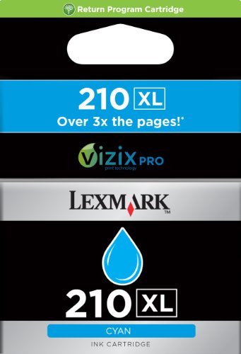 LEXMARK Nr.210XL PB Tinte 1600 Seiten Pro4000 Pro5500, cyan von Lexmark
