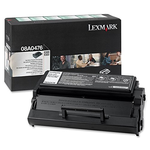 Lexmark 08A0476 E320, E322 Tonerkartusche, 3.000 Seiten Rückgabe, schwarz von Lexmark