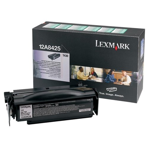 Lexmark 12A8425 - T430 Original Schwarz T430 Black Toner Print Cartridge von Lexmark