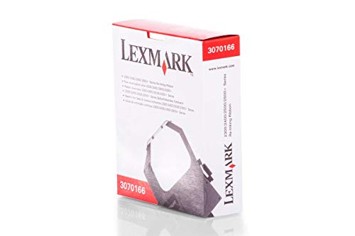 Lexmark 3070166 - Ribbon Black for 23X,24X Serie - Standard-Farbband Schwarz mit Nachfärbung von Lexmark