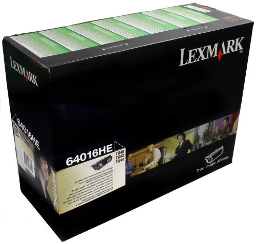 Lexmark 64016HE T640, T642, T644 Tonerkartusche hohe Kapazität 21.000 Seiten return program, schwarz von Lexmark