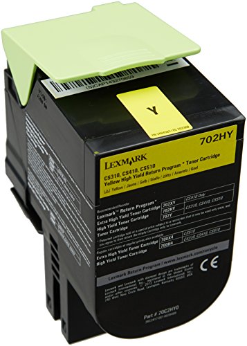 Lexmark 70C2HY0 High Capacity Return Program Toner Cartridge, gelb, One size von Lexmark