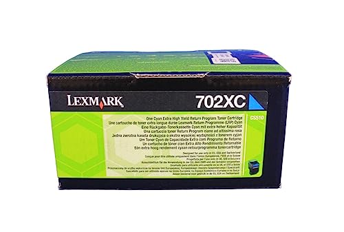 Lexmark 70C2XC0 - 702XC Ext High Yield Return Cyan Toner 4K von Lexmark