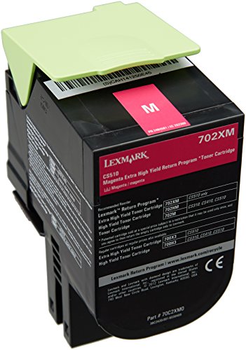 Lexmark 70C2XM0 High Capacity Return Program Toner Cartridge, magenta von Lexmark