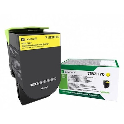 Lexmark 71B2HY0 Rückgabe-Tonerkasette Gelb 3.500 Seiten von Lexmark