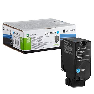 Lexmark 74C20C0  cyan Toner von Lexmark