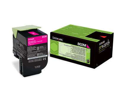 Lexmark 802M Rückgabe-Toner magenta - 80C20M0 von Lexmark