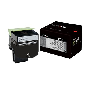 Lexmark 80C0X10  schwarz Toner von Lexmark