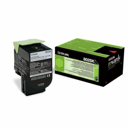 Lexmark 80C2SK0 Standard Capacity Toner Cartridge, schwarz von Lexmark