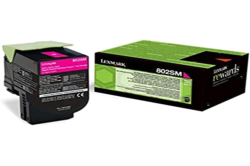 Lexmark 80C2SM0 Standard Capacity Toner Cartridge, magenta von Lexmark
