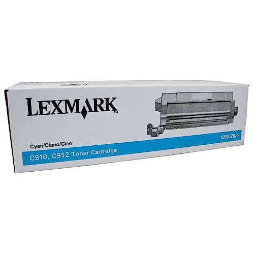 Lexmark C 910 (12N0768) original Toner-Kartusche - Blau / Cyan von Lexmark