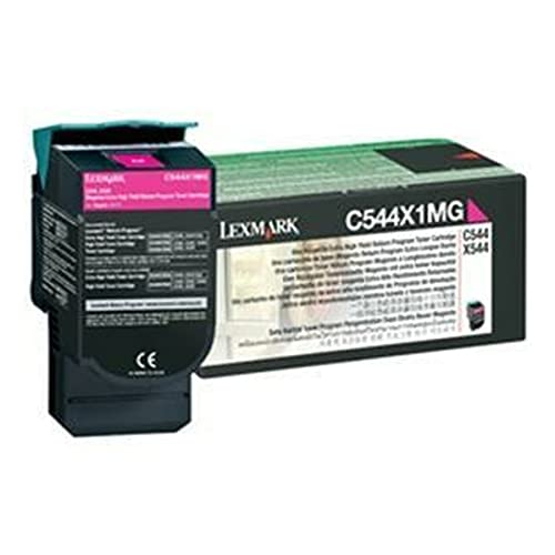 Lexmark C544X1MG C54x, X54x Tonerkartusche 4.000 Seiten Rückgabe, magenta von Lexmark