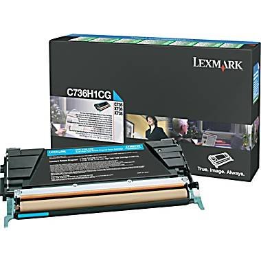 Lexmark C736H1CG Toner, 10.000 Seiten, Cyan von Lexmark