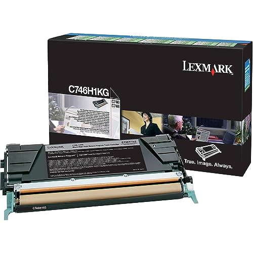 Lexmark C746H1KG High Capacity Toner Cartridge für C746/C748, schwarz von Lexmark