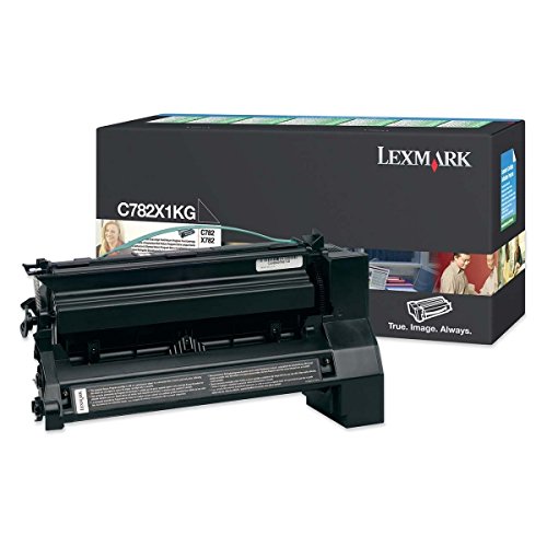 Lexmark C782X1KG Tonerkartusche für Laserdrucker der Serie C782, Schwarz von Lexmark