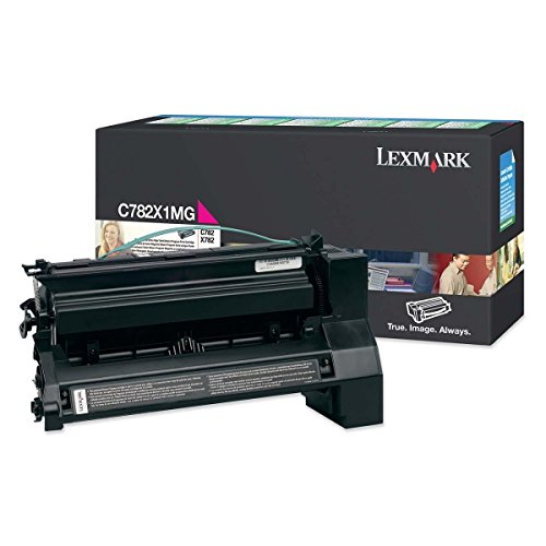 Lexmark C782X1MG Tonerkartusche für Laserdrucker der Serie C782, Magenta von Lexmark