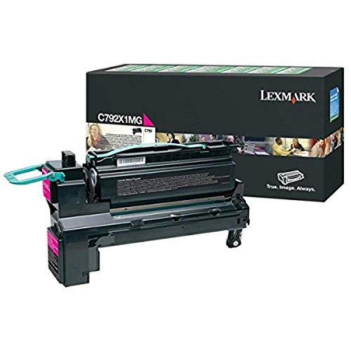 Lexmark C792X1MG C792 Tonerkartusche Standardkapazität 20.000 Seiten 1er-Pack return program, magenta von Lexmark