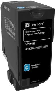 Lexmark - Cyan - Original - Tonerpatrone LCCP, LRP, Lexmark Corporate - für Lexmark CS720de, CS720dte, CS725de, CS725dte, CX725de, CX725dhe, CX725dthe (74C2SCE) von Lexmark