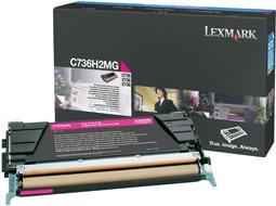 Lexmark - Hohe Ergiebigkeit - Magenta - Original - Tonerpatrone LCCP - für C736dn, 736dtn, 736N, X736de, 738de, 738dte (C736H2MG) (B-Ware) von Lexmark