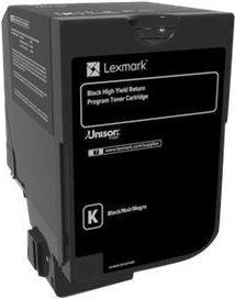 Lexmark - Hohe Ergiebigkeit - Schwarz - Original - Tonerpatrone LCCP, LRP - für Lexmark CX725de, CX725dhe, CX725dthe (84C2HK0) von Lexmark