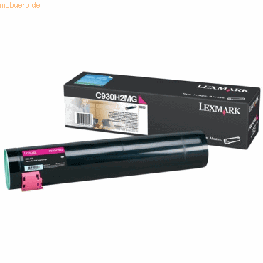 Lexmark Lasertoner Lexmark C930H2MG magenta Lexmark Lasertoner Lexmark C930H2MG magenta von Lexmark