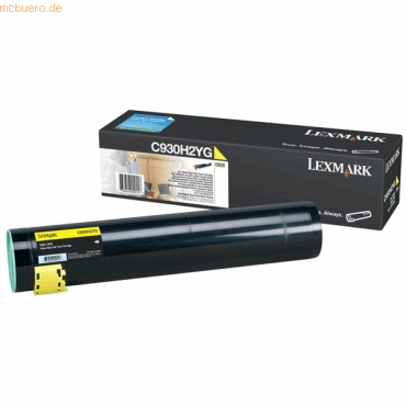 Lexmark Lasertoner Lexmark C930H2YG gelb von Lexmark