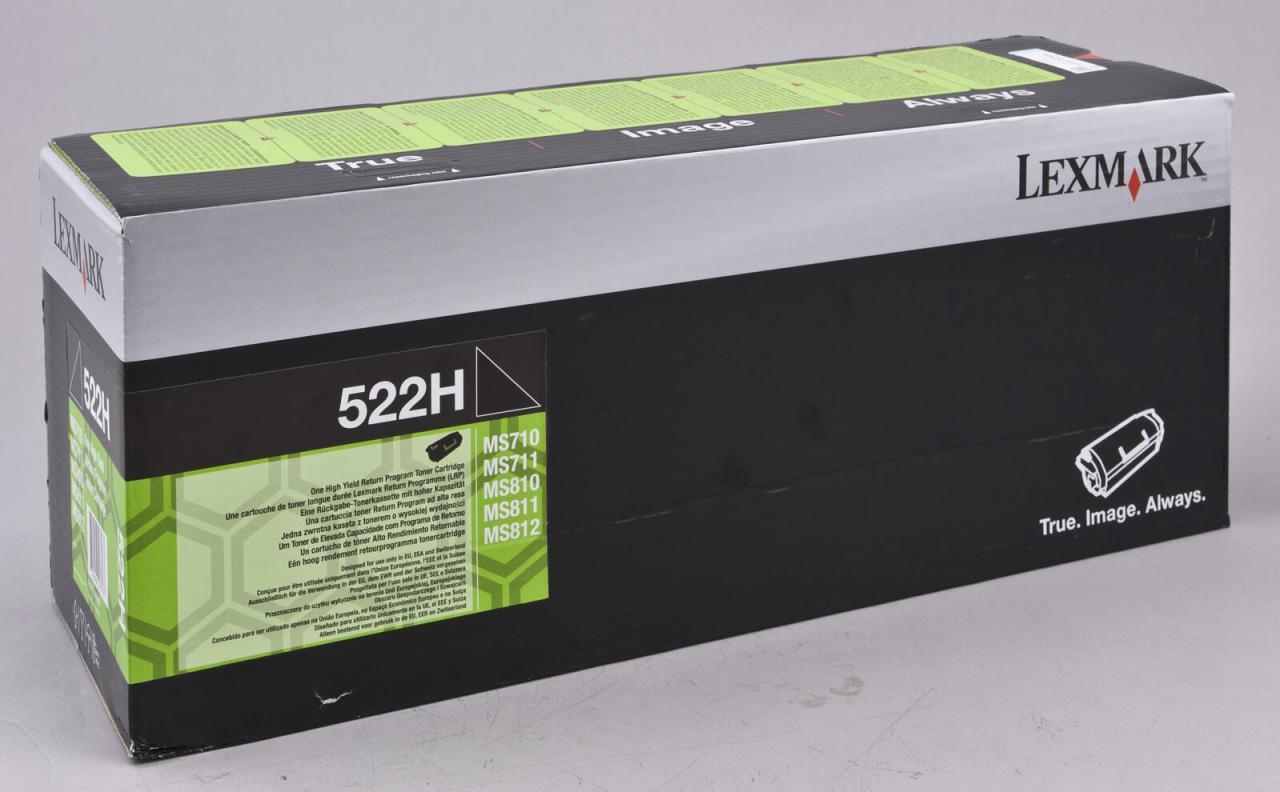 Lexmark Original 522H Toner schwarz 25.000 Seiten (52D2H00) für MS710dn, MS71... von Lexmark