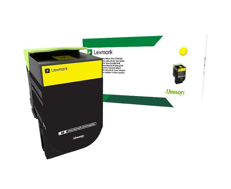 Lexmark Original 802HY Toner gelb 3.000 Seiten (80C2HY0) fürCX410e/de/dte, CX... von Lexmark