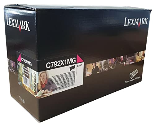 Lexmark Original C792X1MG Toner Magenta Rückgabe-Druckkassette C 792 E Lexmark Original C792X1MG Toner Magenta Rückgabe-Druckkassette C 792 E von Lexmark