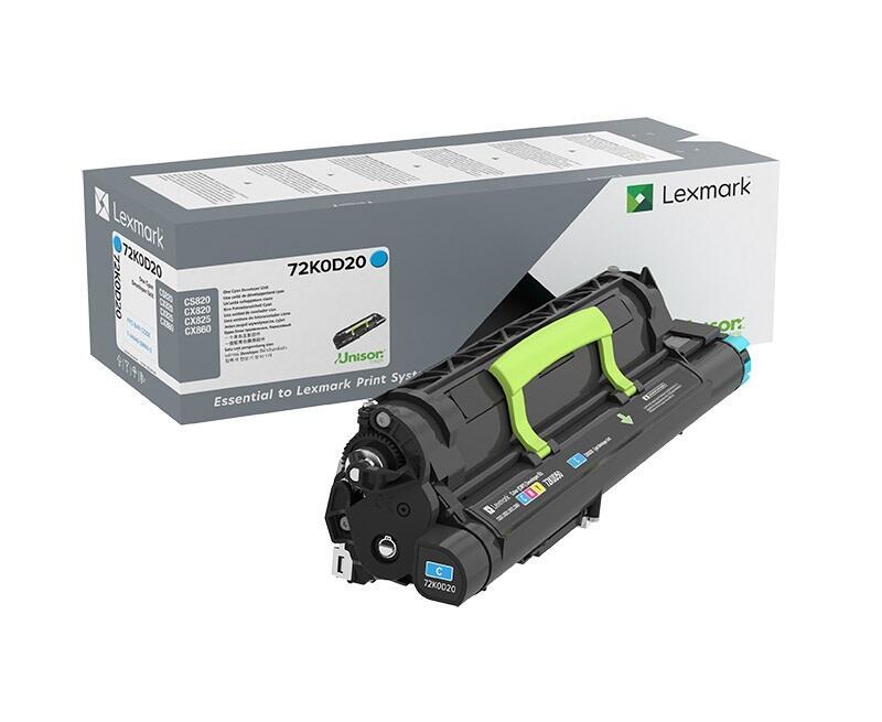 Lexmark Original Entwicklereinheit cyan bis zu 300.000 Seiten (72K0D20) für C... von Lexmark