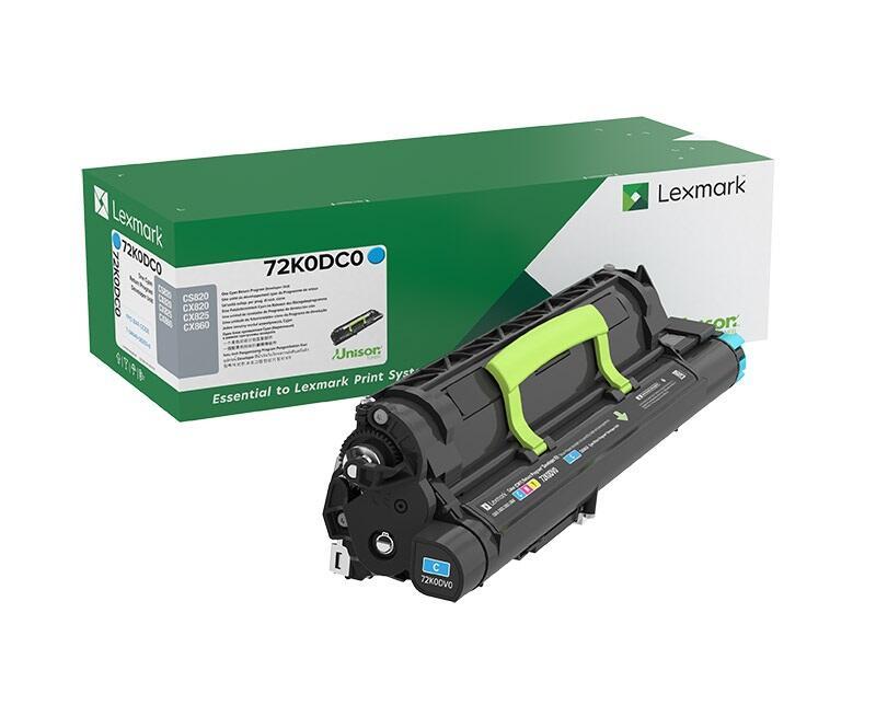 Lexmark Original Entwicklereinheit cyan bis zu 300.000 Seiten (72K0DC0) für C... von Lexmark