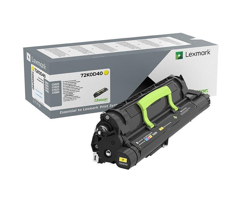 Lexmark Original Entwicklereinheit gelb bis zu 300.000 Seiten (72K0D40) für C... von Lexmark