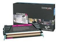 Lexmark Original Toner Standard Variante - C/X734 magenta 6000 Seiten (C734A2MG) von Lexmark