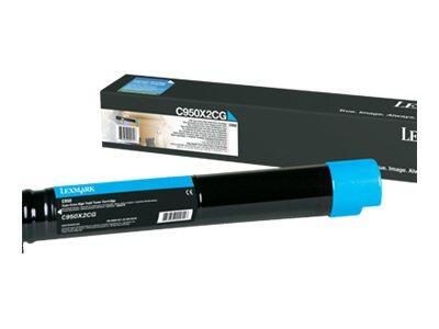 Lexmark Original Toner Standard Variante - C/X950 cyan 22.000 Seiten (C950X2CG) von Lexmark