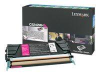 Lexmark Original Toner Standard Variante - C524 magenta 5000 Seiten (C5242MH) von Lexmark