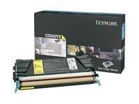 Lexmark Original Toner Standard Variante - C534 gelb 7000 Seiten (C5342YX) von Lexmark