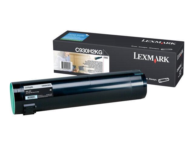 Lexmark Original Toner Standard Variante - C935 schwarz 38000 Seiten (C930H2KG) von Lexmark