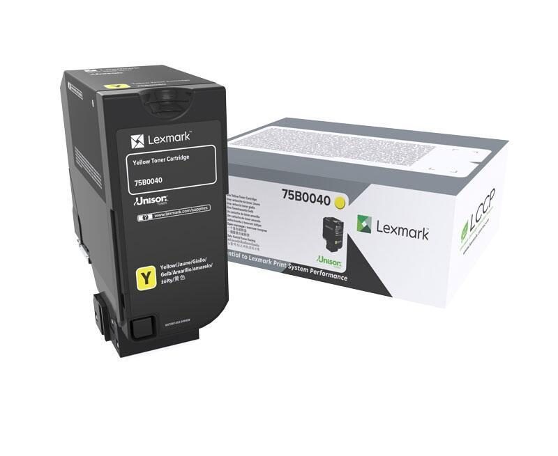 Lexmark Original Toner Standard Variante - CS728 gelb 10000 Seiten (75B0040) von Lexmark