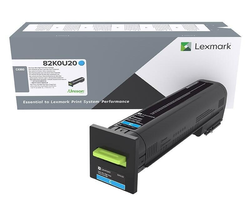 Lexmark Original Toner Standard Variante - CX860 cyan 55.000 Seiten (82K0U20) von Lexmark