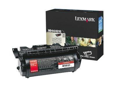Lexmark Original Toner Standard Variante - T640 schwarz 21000 Seiten (X644H21E) von Lexmark