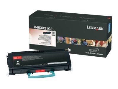 Lexmark Original Toner Standard Variante - X463 schwarz 15000 Seiten (X463X21G) von Lexmark