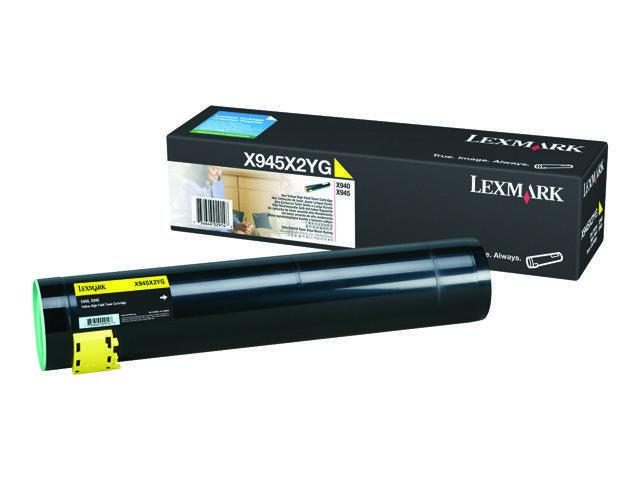 Lexmark Original Toner Standard Variante gelb 22.000 Seiten (X945X2YG) für X9... von Lexmark